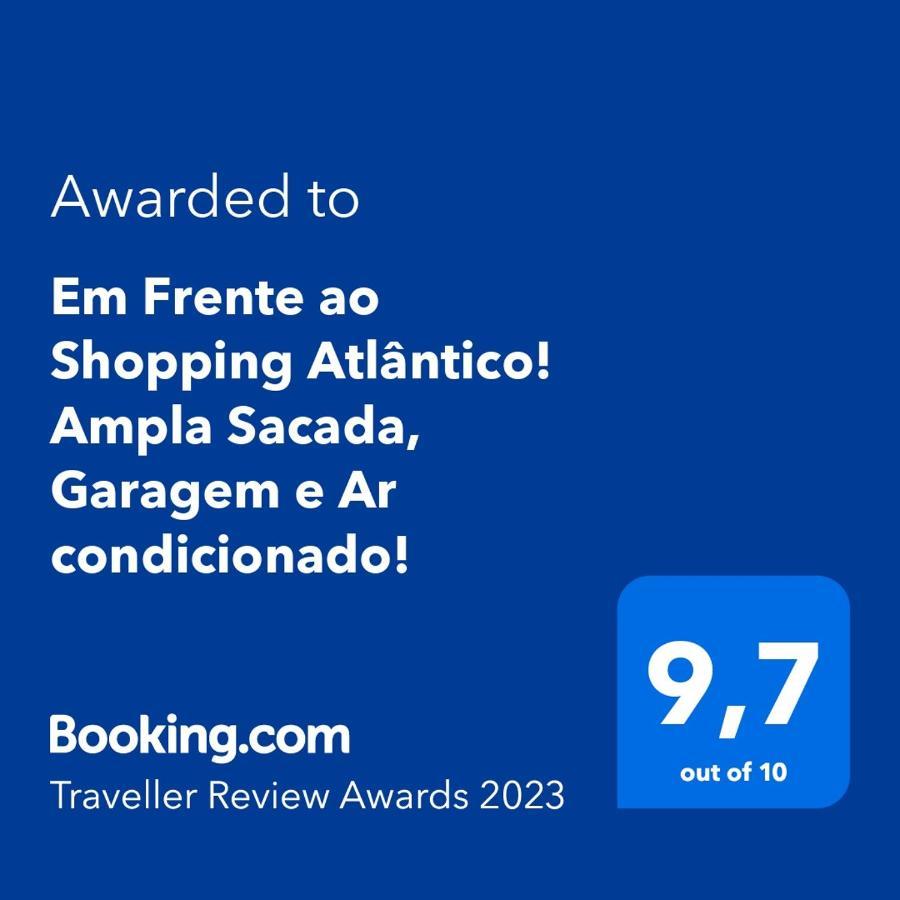 Em Frente ao Shopping Atlântico! Ampla Sacada, Garagem e Ar condicionado! Balneario Camboriu Exterior foto
